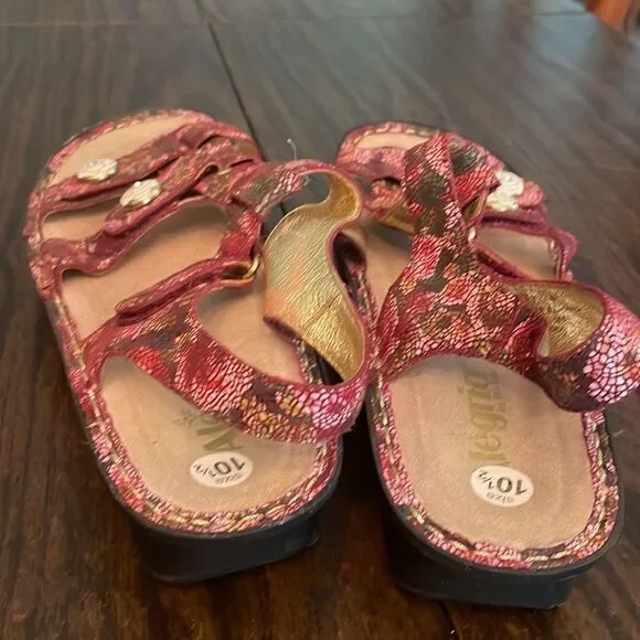 Alegria size 41 sandals great for being on your feet all day boho floral… - Picture 9 of 12